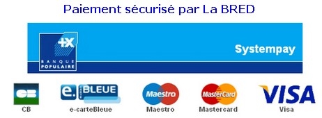 Bonjour et bienvenu dans notre e-boutique. Vous pouvez commander les produits en ligne, le paiement est sécurisé par la Bred .